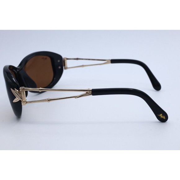 Maui Jim ALANA MJ 215-16 Women\'s Sunglasses Black Brown Mirrored Polarized Lens main image 4
